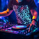 Zoek naar diskjockey kleding Hoofdtelefoon