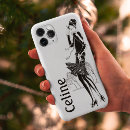 Recherche de femme vintage iphone coques Noir et blanc