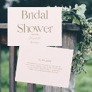 Recherche de blush bridal shower invitations Bride