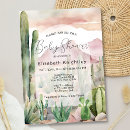Recherche de cactus invitations Boho