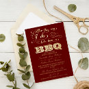 Recherche de de bbq mariage invitations Rouge