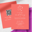 Recherche de couleur pêche invitations Couple