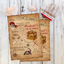 Recherche de pirate anniversaire invitations Vie de pirate