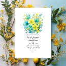Recherche de de citron mariage invitations Floral