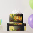 Recherche de petite sorcière papier cadeau Citrouille