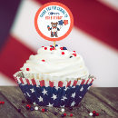 Recherche de anniversaire de juillet autocollants Patriotique