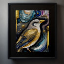 Zoek naar abstracte vogel posters Waterverf