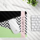 Recherche de zigzag gris tapis souris Monogramme