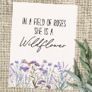 Recherche de fleurs violettes cartes postales Aquarelle