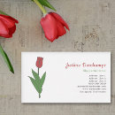 Recherche de fleurs rouges cartes visite Boss