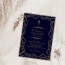 Recherche de de de bleu marine baptême invitations Minimaliste