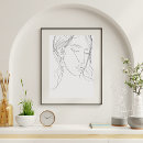 Recherche de visage femelle Minimaliste