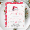 Recherche de santa invitations Aquarelle