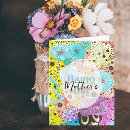 Recherche de fleur abstraite vœux cartes Mother