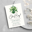 Recherche de shamrock baby shower invitations Vert