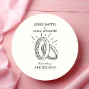 Recherche de anneau mariage autocollants Romantique