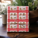 Zoek naar rood wit cadeaupapier Foto