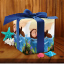 Recherche de loutres papier cadeau Illustration