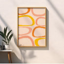 Zoek naar oranje patroon posters Stijlvol