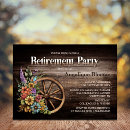 Recherche de rustic retirement party invitations Rustique