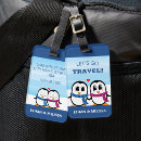 Recherche de pingouins bagages étiquettes Pour eux