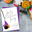 Recherche de moderne halloween invitations Violet