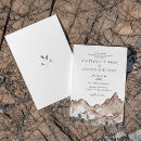 Zoek naar mountain wedding uitnodigingen Elegant