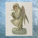 Recherche de anges vintages puzzles Noël vintage