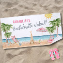 Recherche de palmier tropical serviettes de plage Bride