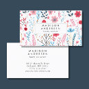 Recherche de motif botanique cartes visite Maquillage
