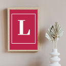 Recherche de initiales posters Moderne