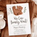Recherche de baby shower garçon invitations Nous pouvons attendre