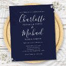 Recherche de bleu royal marine invitations Simple
