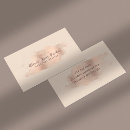 Recherche de liste cartes visite Rose doré