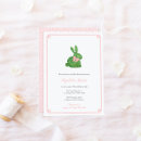 Recherche de party baby shower fille invitations Lapin