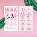 Zoek naar waxing visitekaartjes Retro