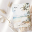 Recherche de palm tree mariage invitations Plage