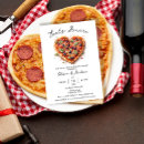 Recherche de beaucoup invitations Amour et pizza