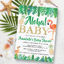 Recherche de summer baby shower invitations Luau