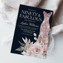 Recherche de quatre vingtième invitations 90e