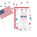 Recherche de american mariage papeterie Rouge blanc et bleu