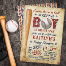 Recherche de vintage baseball baby shower invitations Toute étoile