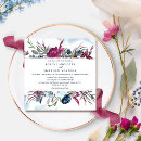 Recherche de blue floral mariage invitations Aquarelle florale
