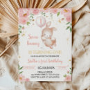 Recherche de bunny 1ans anniversaire invitations Ballon