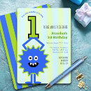 Recherche de bleu et vert anniversaire invitations Typographie