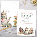 Recherche de victorian tea party invitations Floral