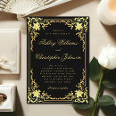 Recherche de jaune noir mariage invitations Script