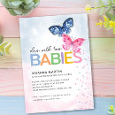 Zoek naar tweeling babyshower uitnodigingen Baby shower van tweeling
