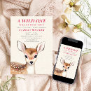 Recherche de animaux sauvages mignons invitations Aquarelle