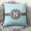 Recherche de motif gris et blanc coussins Monogramme